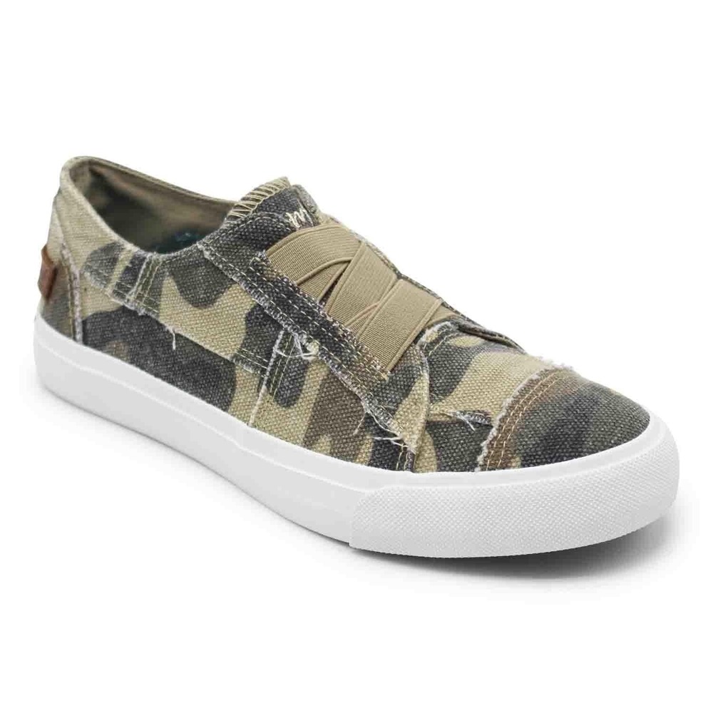 Blowfish Camo Slide On Print Canvas Shoes Size 10 Women Canvas New Without Box